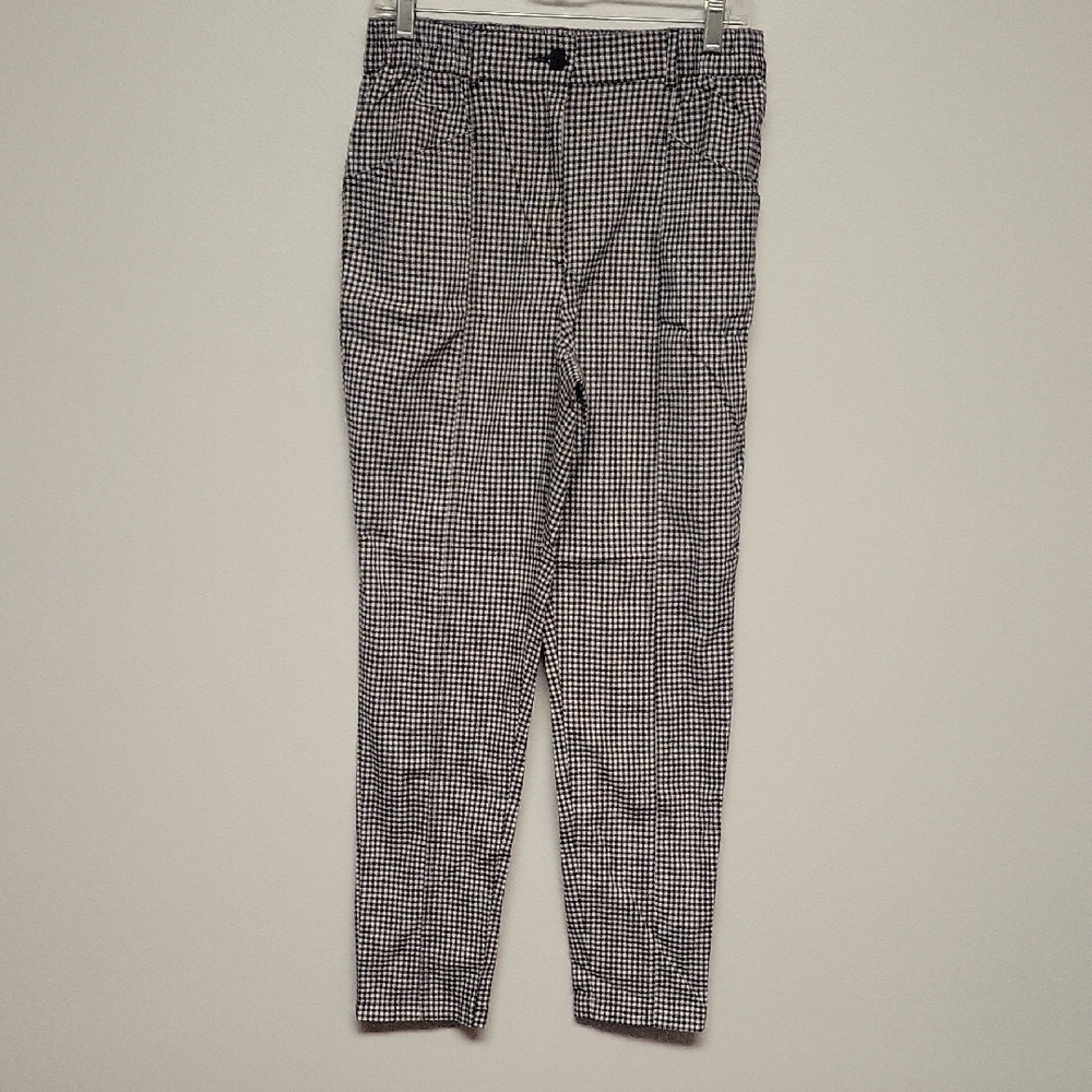 Urban Outfitters Black and White Patterned Dress Pants